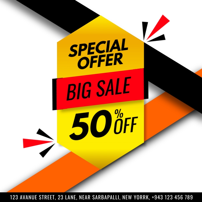 Plantilla de offer and sale | PosterMyWall