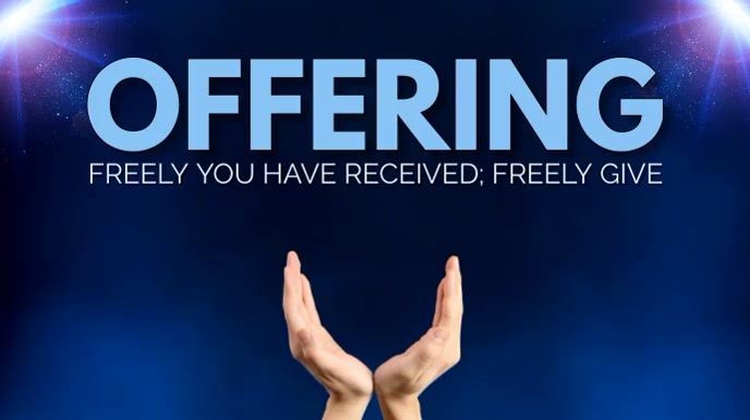 offering Template | PosterMyWall