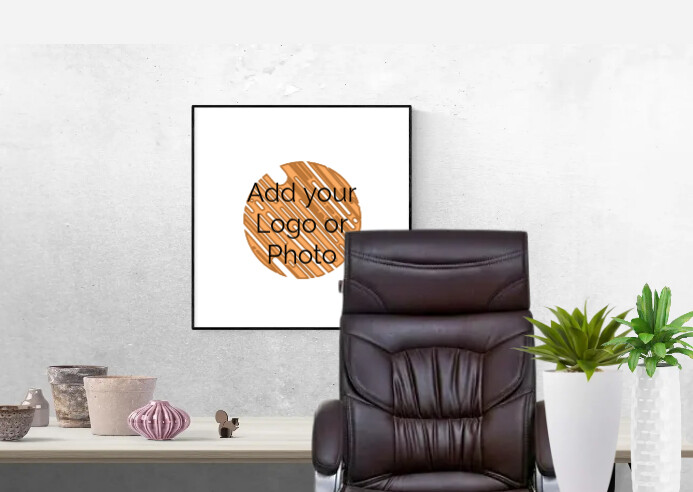 Office Background Postcard template