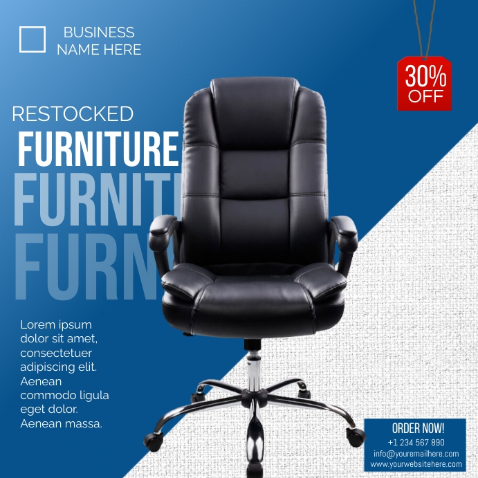 office chair sale Template PosterMyWall