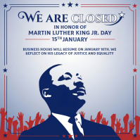 Office Closed Notice Instagram Post template