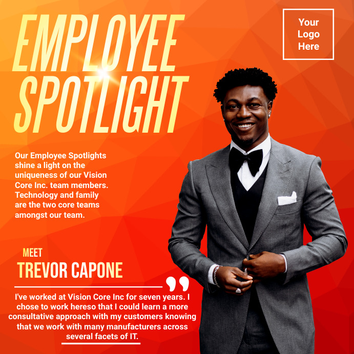Copy of Office Employee Spotlight Template PosterMyWall