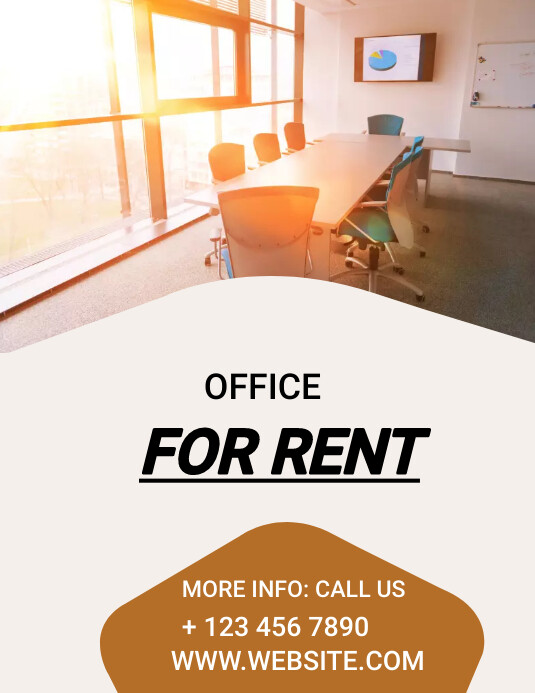 office for rent Template | PosterMyWall