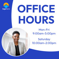 office hours Instagram Post template