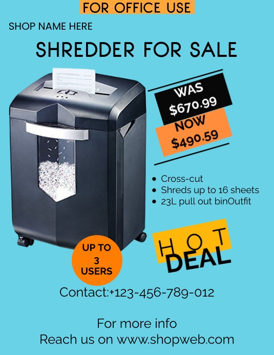 Office machines flyer template | PosterMyWall