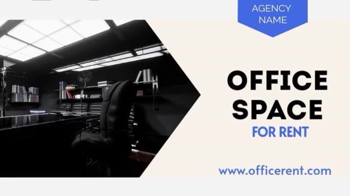 Office space for rent digital display ad Template | PosterMyWall
