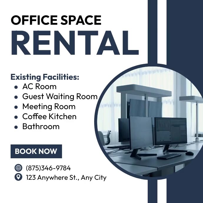 Office For Rent Poster Copy of Office Space Rental | PosterMyWall