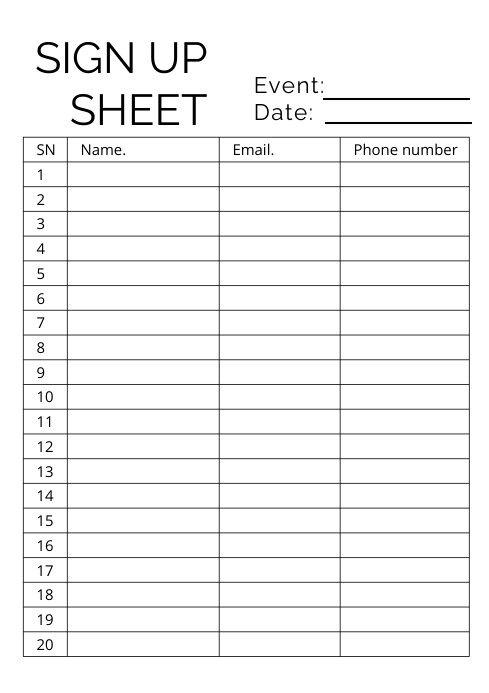 Official Document Template | PosterMyWall