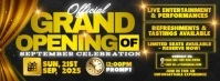 Official Grand Opening Celebration Facebook Cover Photo template