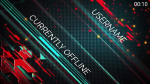 Offline Twitch-overlejring template