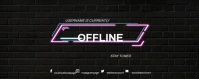 Offline Twitch Banner Template