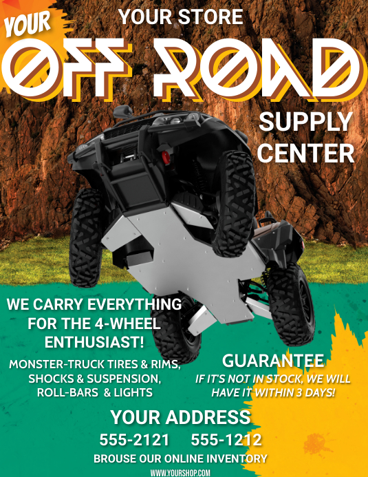 OFFROAD ATV VERSION Template | PosterMyWall