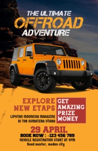 Offroad Poster Tabloid template