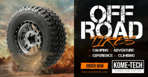 Offroad Tires Banner Image partagée Facebook template