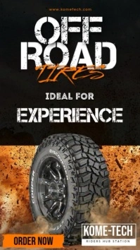 Offroad Tires Reels Ads template