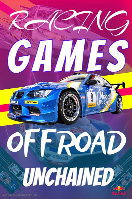 Copy of Offroad Unchained Racing Game | PosterMyWall