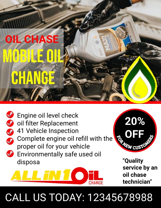 Oil and petrol services flyers Template | PosterMyWall