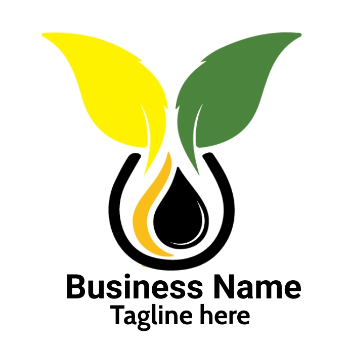 Oil business logo template