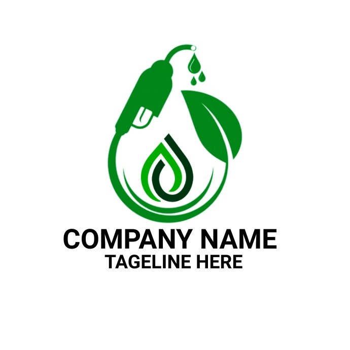 oil logo Logótipo template