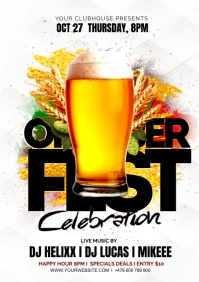 oktober fest A4 template