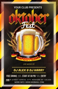 OKTOBER FEST Media Página Ancho template