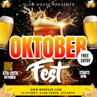 oktober fest Square (1:1) template