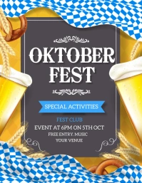 oktober fest Flyer (US Letter) template