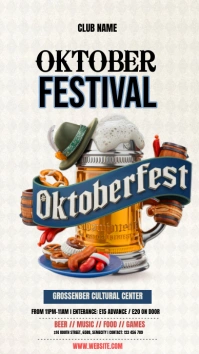 Oktober Fest История на Instagram template