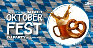 oktober fest party event banner video design template Gedeelde afbeelding op Facebook