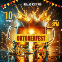 Oktoberfest Instagram 帖子 Template