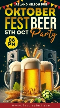 Oktoberfest,festival,event Instagram-verhaal template