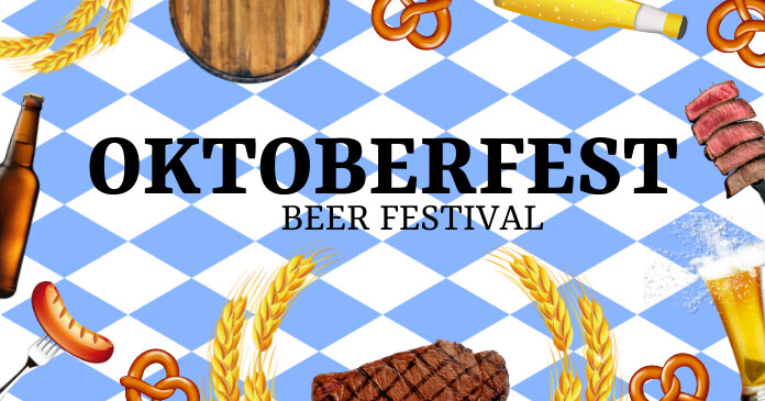 Oktoberfest, Beer Festival Facebook Shared Image template