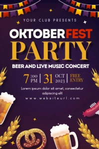 Oktoberfest,fest,beer festival,event Tumblr Graphic template