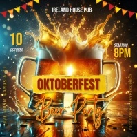 Oktoberfest,fest,beer festival,event Message Instagram template