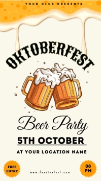 Oktoberfest,festival,event Historia de Instagram template