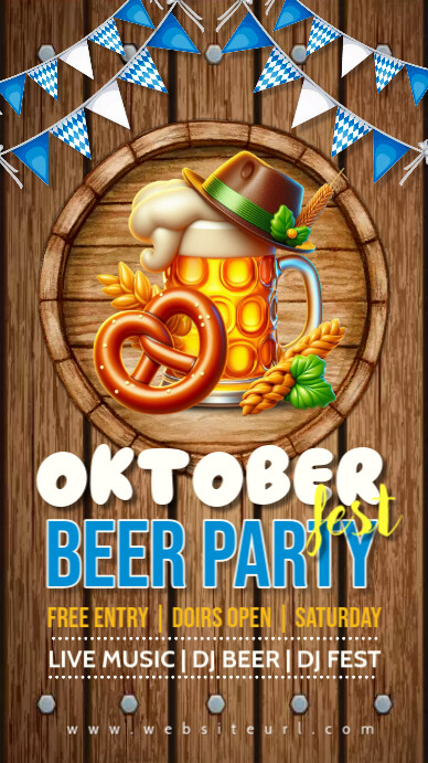 Oktoberfest,festival,event, hello oktoberfest Instagram Story template