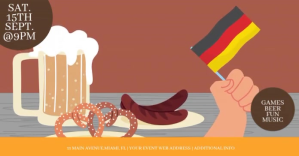 Oktoberfest Animation Video Banner Template Изображение, которым поделились на Facebook