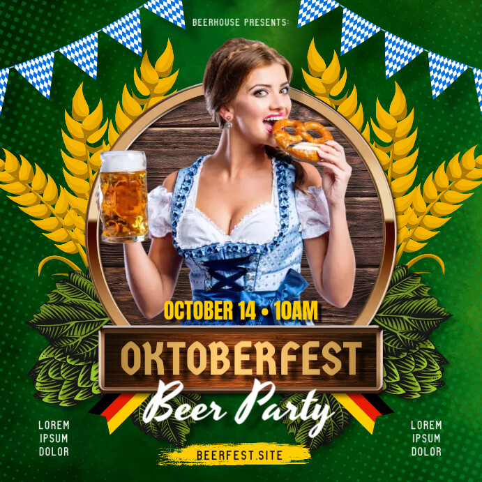 OKTOBERFEST BANNER Template | PosterMyWall
