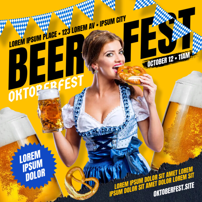 Copy of OKTOBERFEST BANNER | PosterMyWall