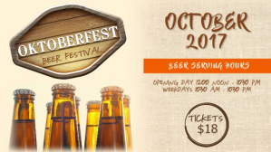 Oktoberfest Bar Deals Facebook Cover Video Template