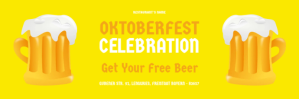 Oktoberfest Celebration - Email Header template