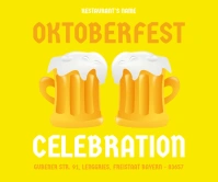 Oktoberfest Celebration - Large Rectangle Tem Malaking Rektangle template