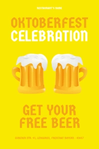 Oktoberfest Celebration - Pinterest Graphic template