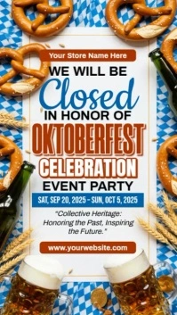 Oktoberfest Close Instagram Reel template