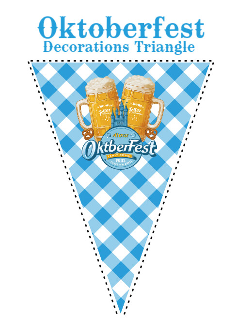 Copy of Oktoberfest Decoration Printable Template | PosterMyWall Copy of Oktoberfest Decoration Printable Template | PosterMyWall