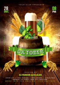 OKTOBERFEST A6 template