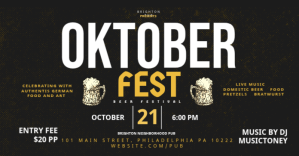 Oktoberfest Gedeelde afbeelding op Facebook template