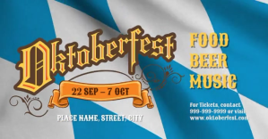 Oktoberfest Изображение, которым поделились на Facebook template