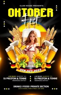 OKTOBERFEST Tabloid template