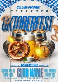 OKTOBERFEST A6 template